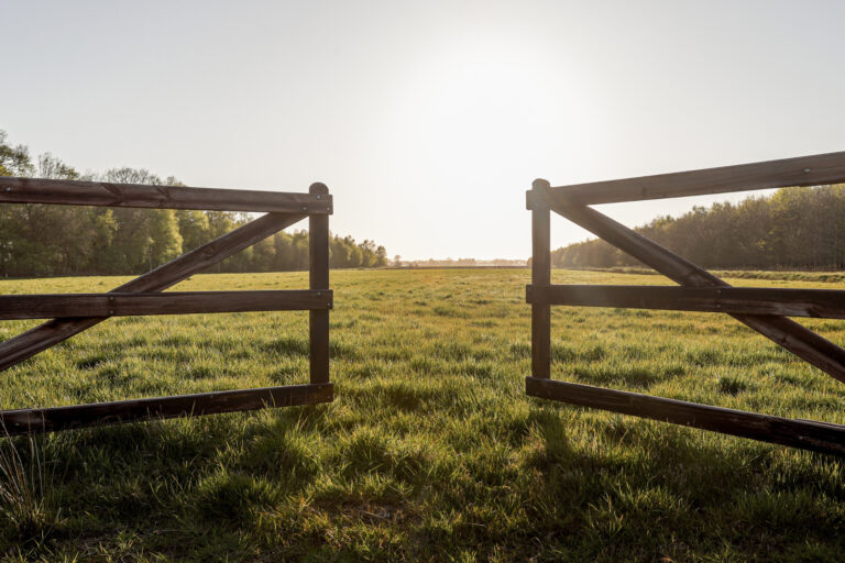 Best place to buy a horse farm, farm gates opening